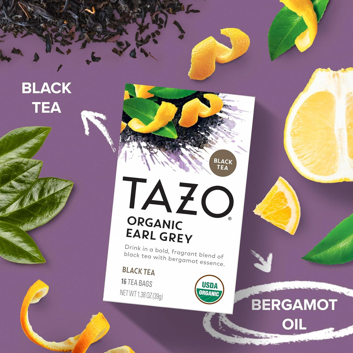 bergamot-scented earl grey flavor profile layered on bold black tea