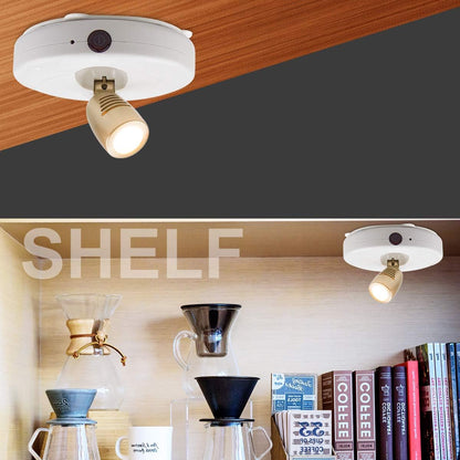 BIGLIGHT Wireless Spotlight – Clean Minimalist Wall Light for Uncluttered Gallery Walls, Warm White LED
