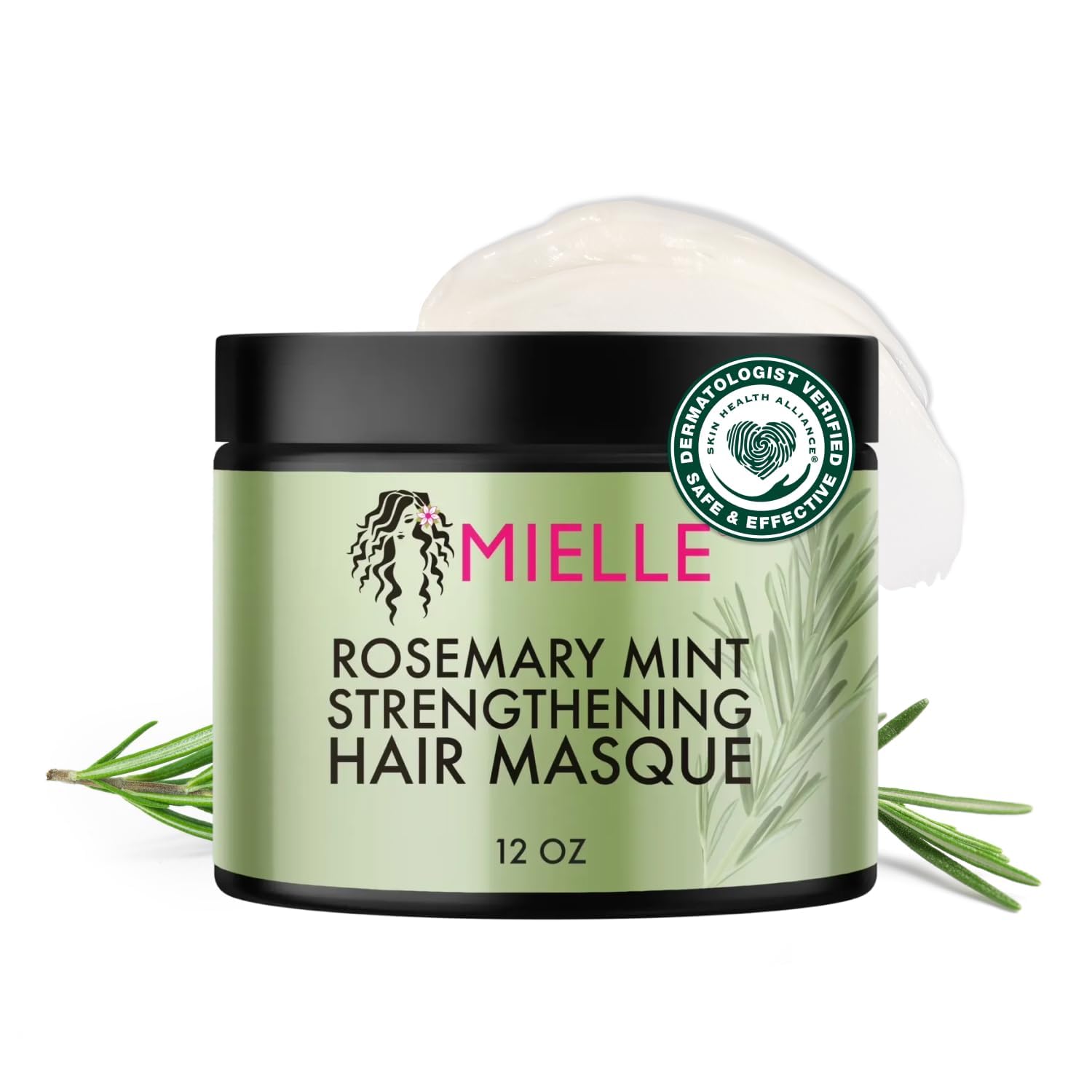 biotin-infused strengthening formula with rosemary, sesame seed oil, honey, and certified organic coconut oil