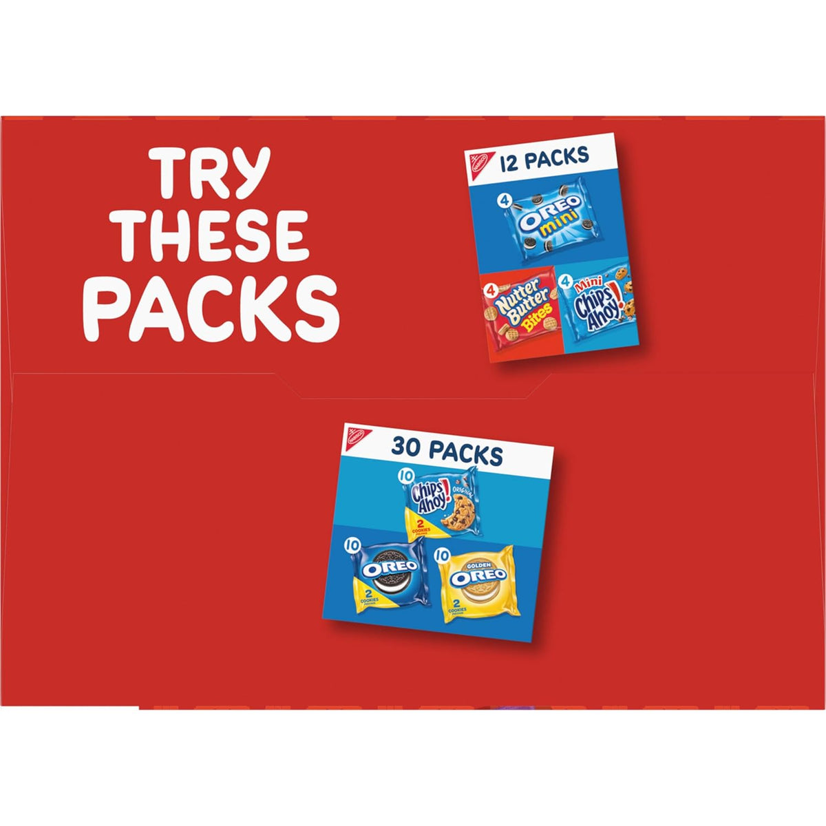 bite-sized sandwich crackers layering real cheese or real peanut butter between two mini ritz crackers