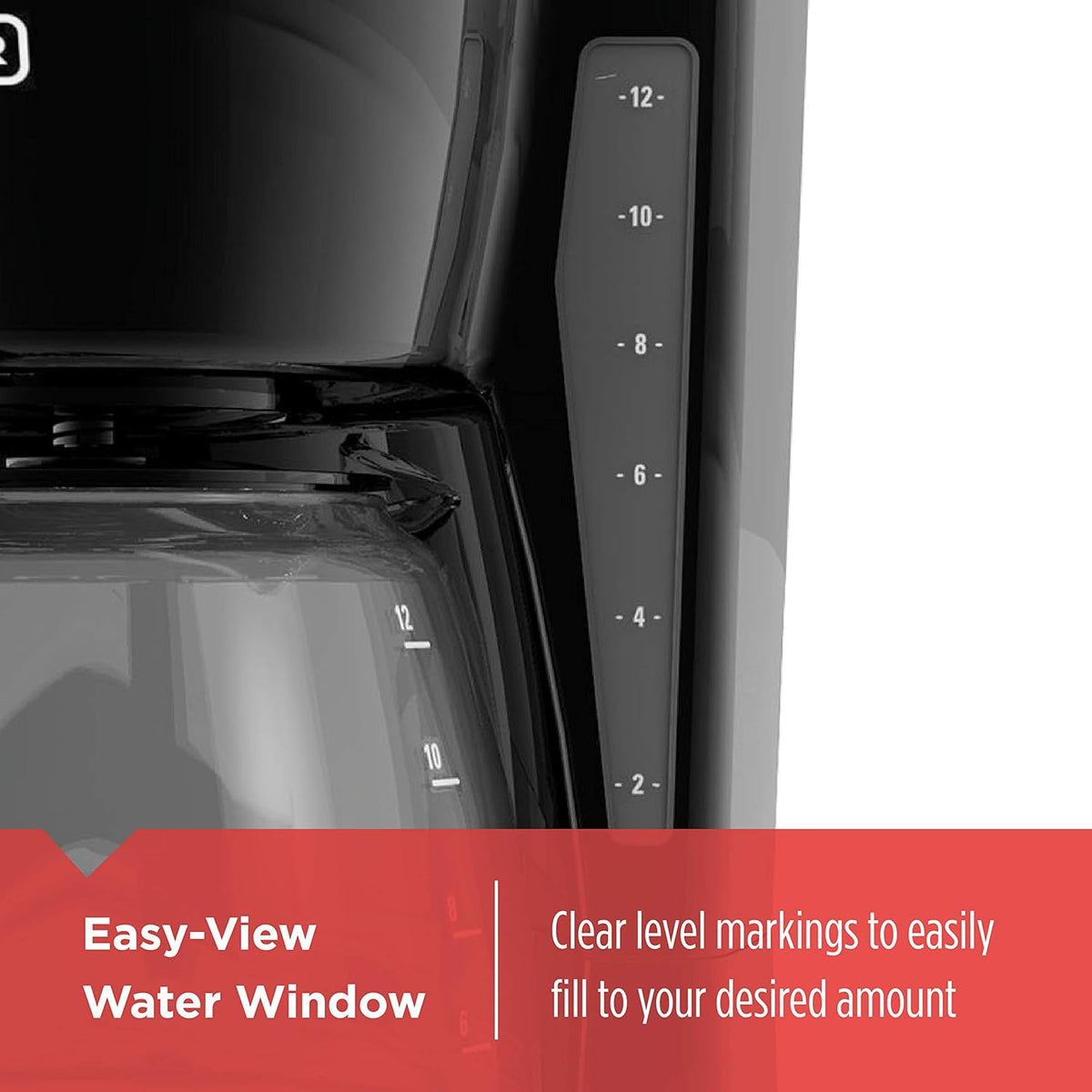 BLACK+DECKER Drip Coffee Maker with Vortex Brewing, Affordable Birthday Gift for Coffee-Drinking Friends and Family