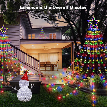 BlcTec 317 LED Waterfall Lights – Cozy Bedroom and Living Room Accent Décor with 8 Lighting Modes