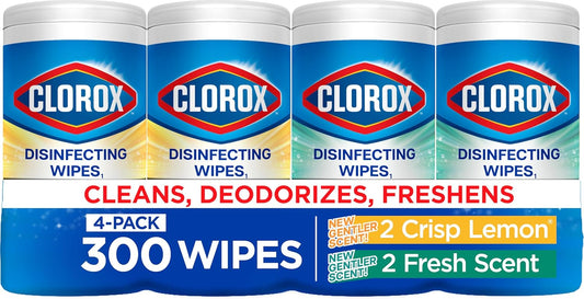 bleach-free disinfecting formula safe on 100+ surfaces including finished wood, sealed granite, glass, and stainless steel
