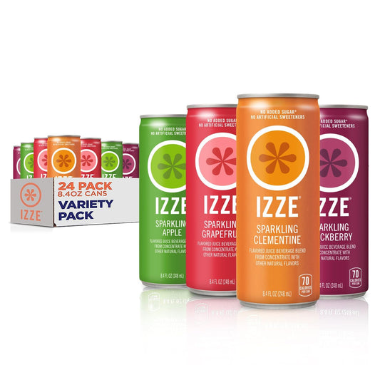 blend of 60% real fruit juice and sparkling water for natural fruit flavor with fizz