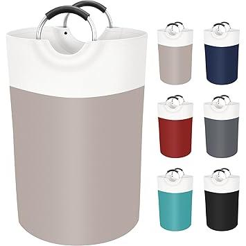 BlissTotes Home Office Laundry Basket for Efficient Workday Routines, Foldable Hamper Behind the Desk