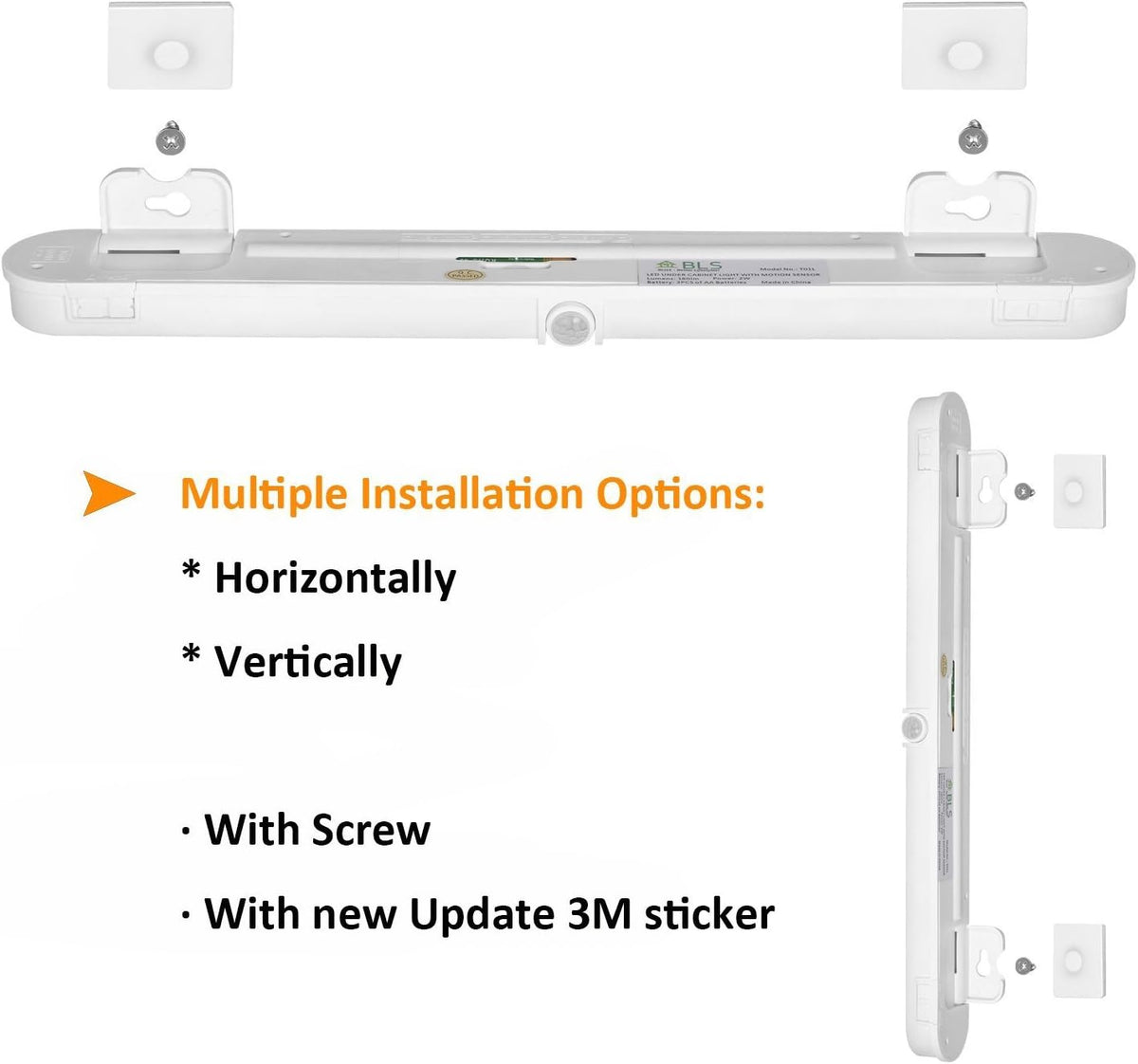 BLS T01L Workshop Motion Light – Portable Battery Task Lighting for Garage, Shed, and Laundry Room Counters