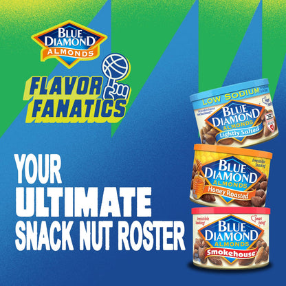 Blue Diamond Almonds Snickerdoodle Holiday Snack Nuts, 6 oz Resealable Can – Better-For-You Protein Snack for Mindful Holiday Indulgence