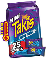 Takis Mini Bite Size Variety Pack – Tailgate and Game-Day Snack Bowl, 25 Individually Wrapped Pouches