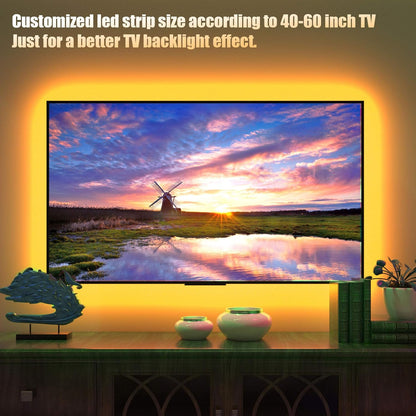 bluetooth app control offering 16 million colors, 213 dynamic modes, mic sync, and on/off scheduling