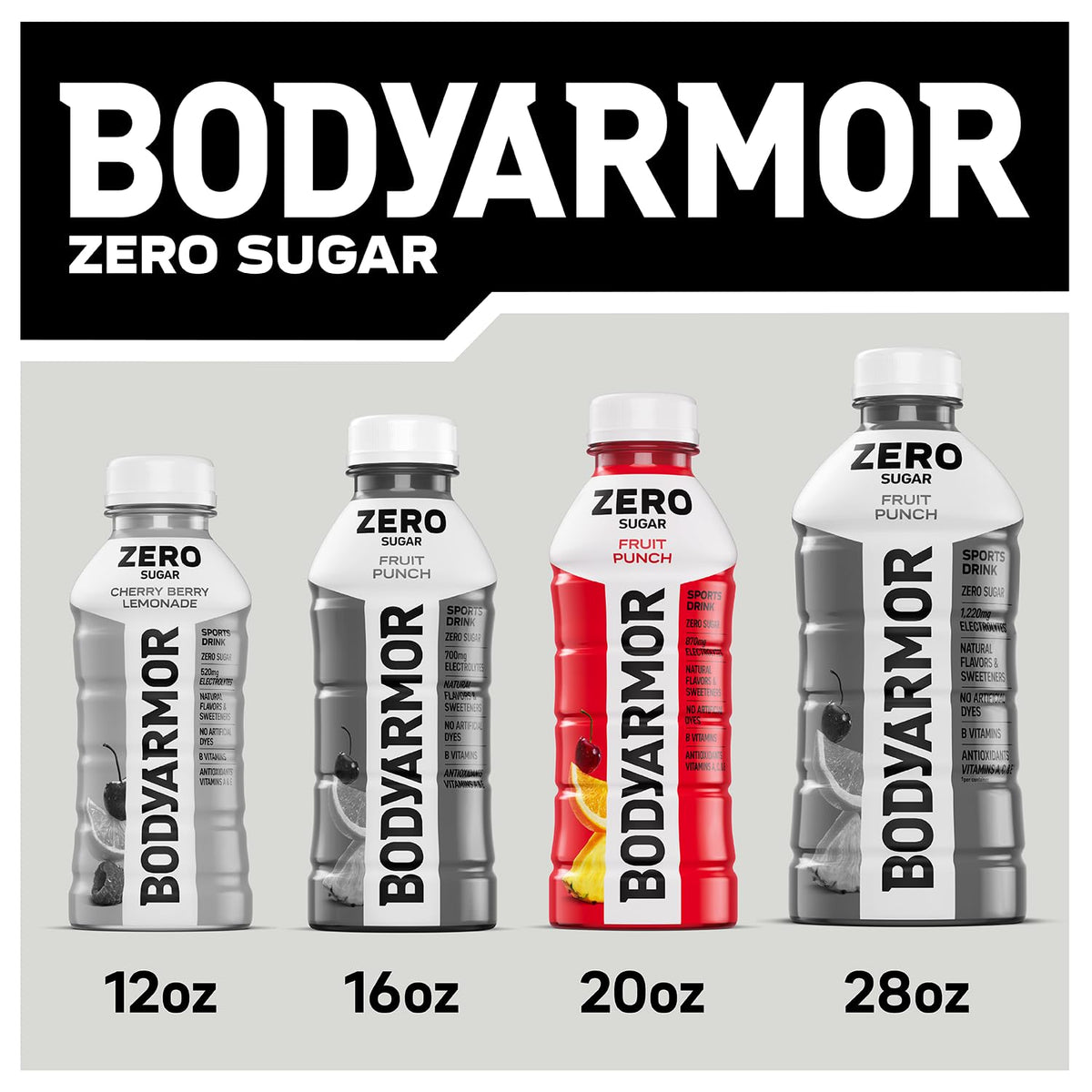 BODYARMOR ZERO Sugar Lemon Lime – Afternoon Desk Hydration for Focused Remote Work and Study Sessions