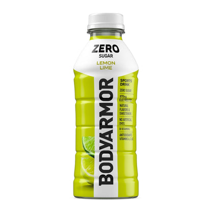 BODYARMOR ZERO Sugar Lemon Lime – Afternoon Desk Hydration for Focused Remote Work and Study Sessions