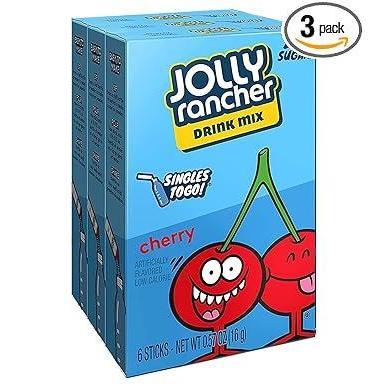 bold artificial and natural cherry flavoring matching the jolly rancher candy profile