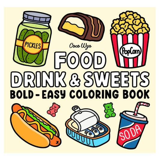 bold, easy, simple, and big design outlines optimized for low-effort coloring