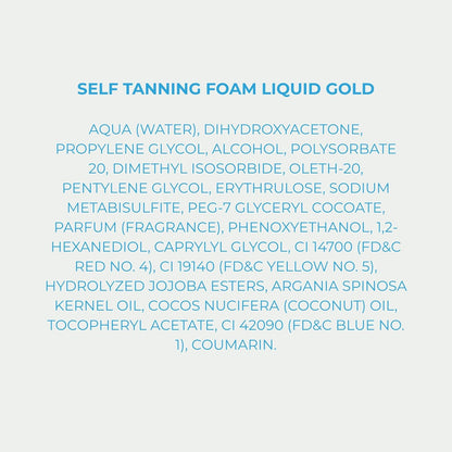 Bondi Sands Liquid Gold Self Tanning Foam | All-in-One Clean Tan + Hydration, Zero Complexity