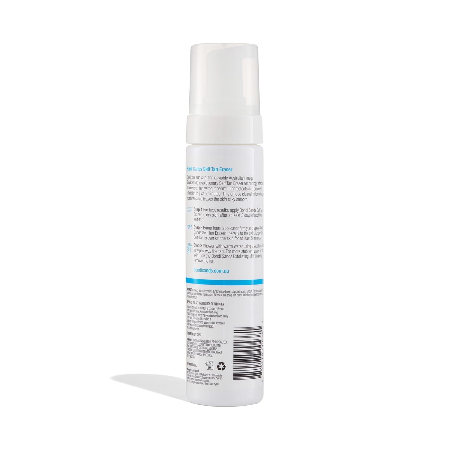 Bondi Sands Self Tan Eraser – Gentle, Chemical-Free Tan Removal Safe for Sensitive Skin & All Ages