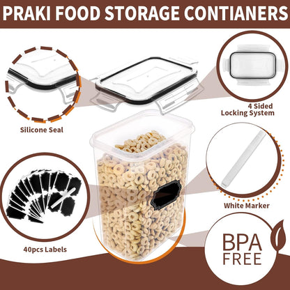 bpa-free premium plastic construction that is reusable and dishwasher safe (containers only)