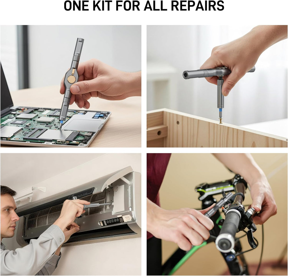 [Brand] 42-in-1 Ratchet Screwdriver Set – Home Office Repair Tool for PC Builders and Remote Workers