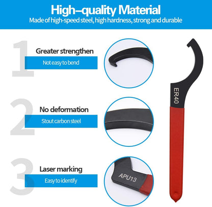 [Brand] Coilover Spanner Wrench Set – Slip-Resistant Rubber Handle for Safer Suspension Work