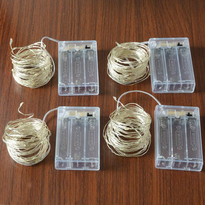 [Brand] Fairy Lights for Kids Room – Nursery Safe Battery String Lights, 4-Pack Multicolor Glow