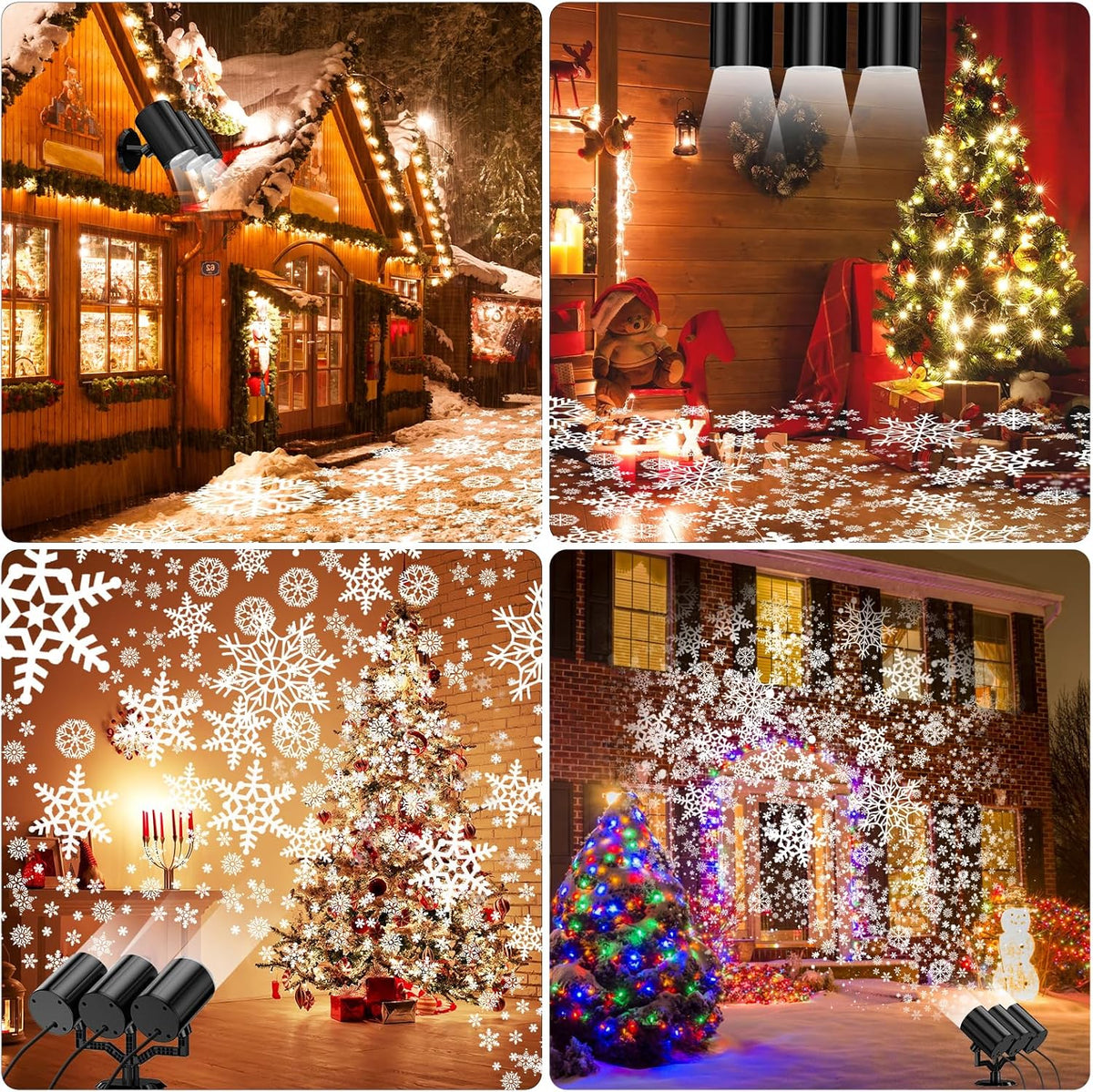[Brand] Snowflake Projector Light – Thoughtful Christmas Gift for Family and Friends