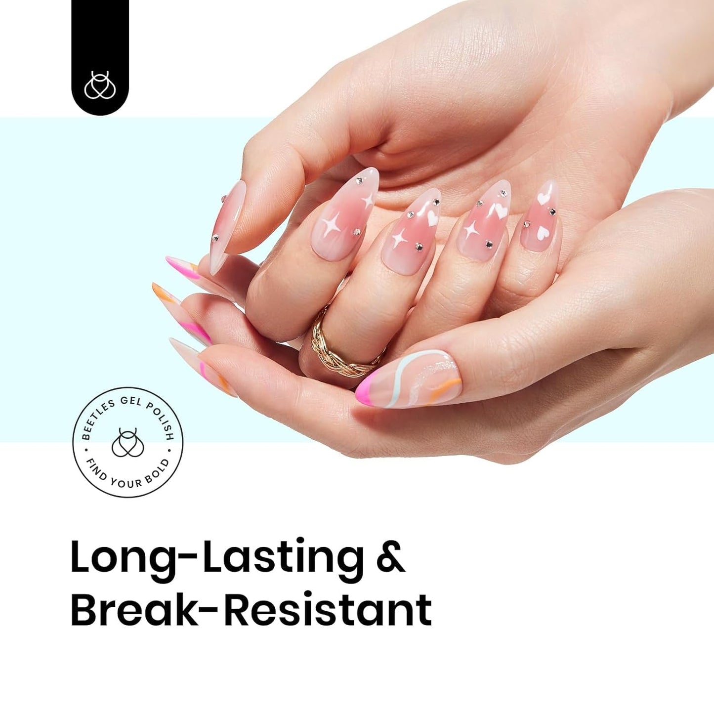 break-resistant strong hold extending nails in approximately 3 minutes