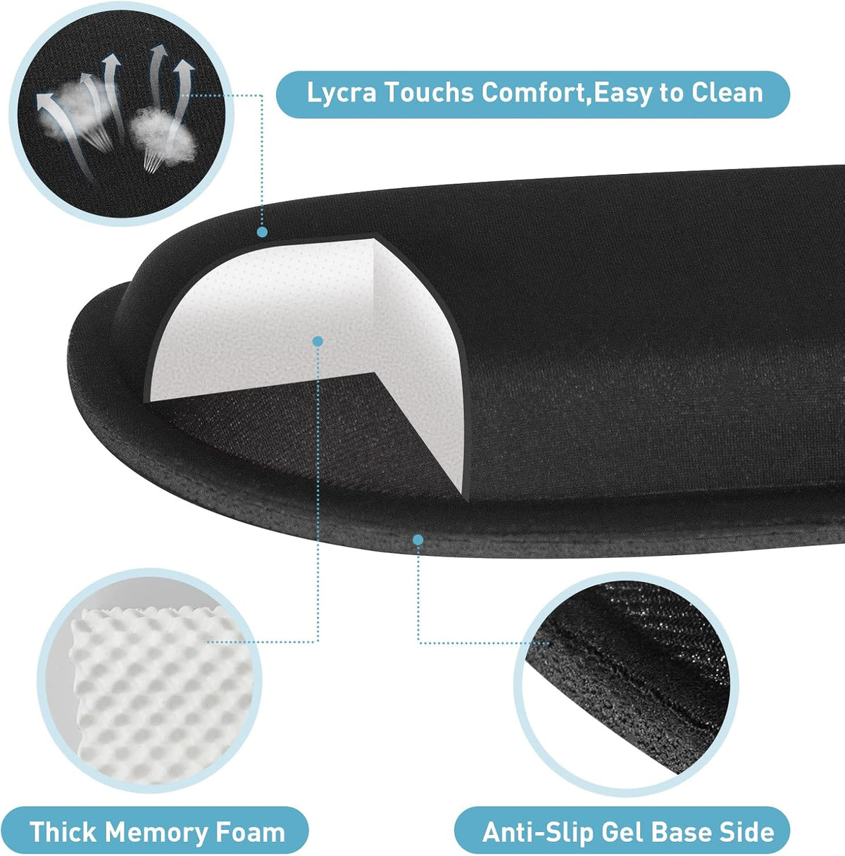 breathable superfine fiber / lycra cover material