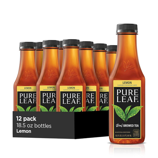 brewed from real tea leaves, never powder or concentrate