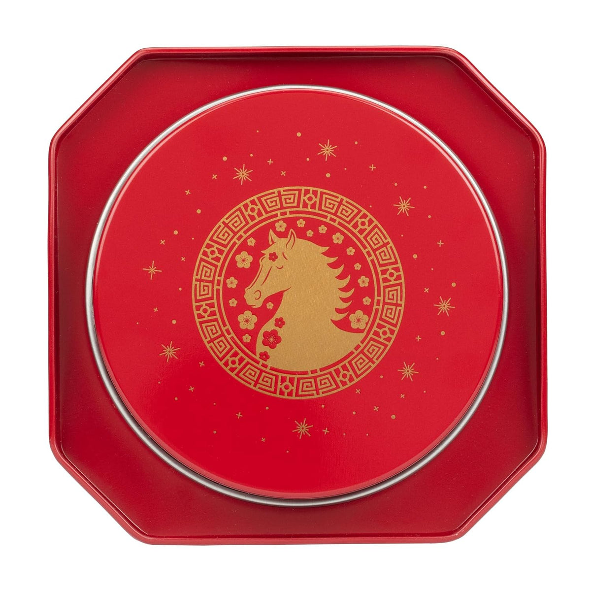 bright commemorative tin packaging designed for year of the horse 2026