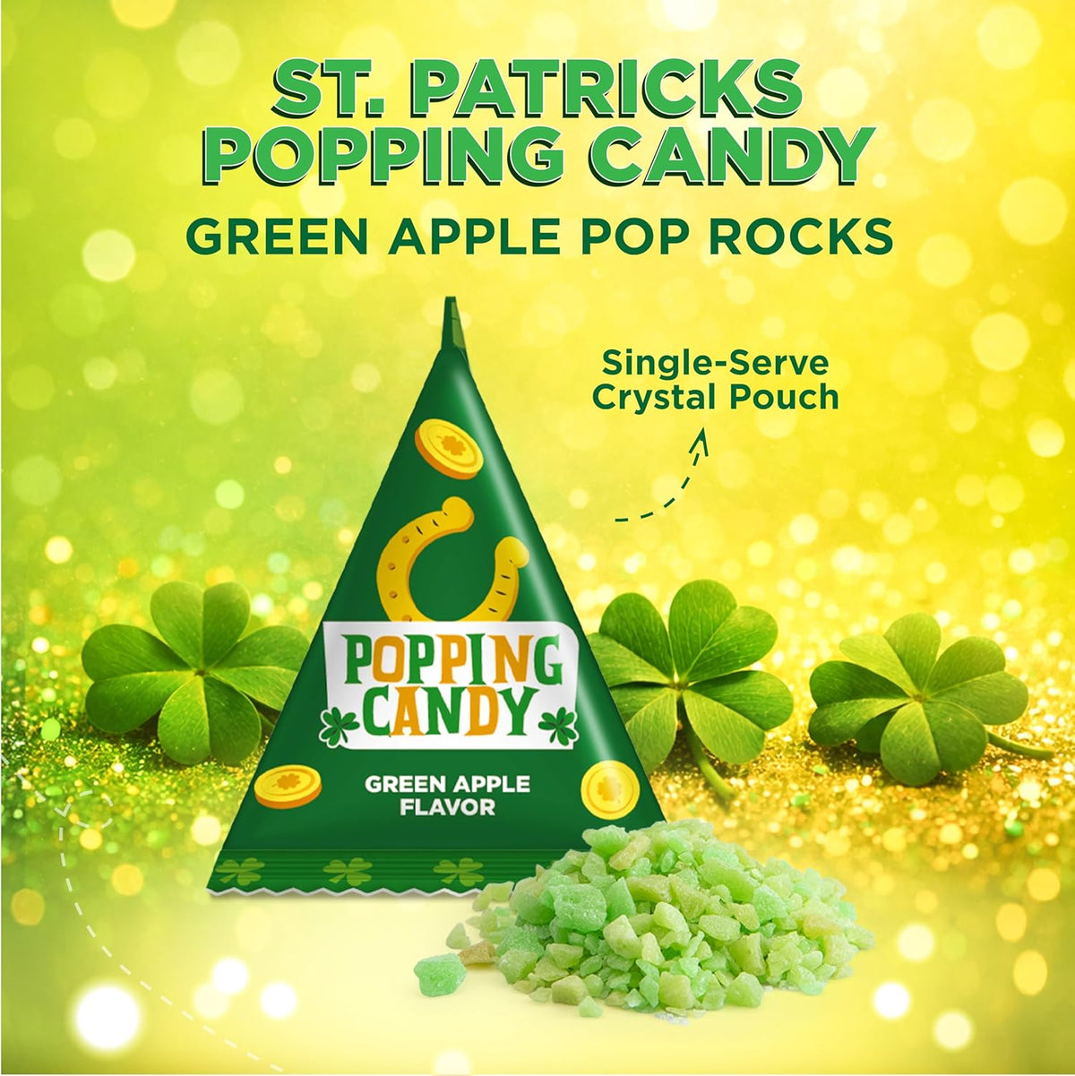 bright green color matching st. patrick's day and shamrock themes