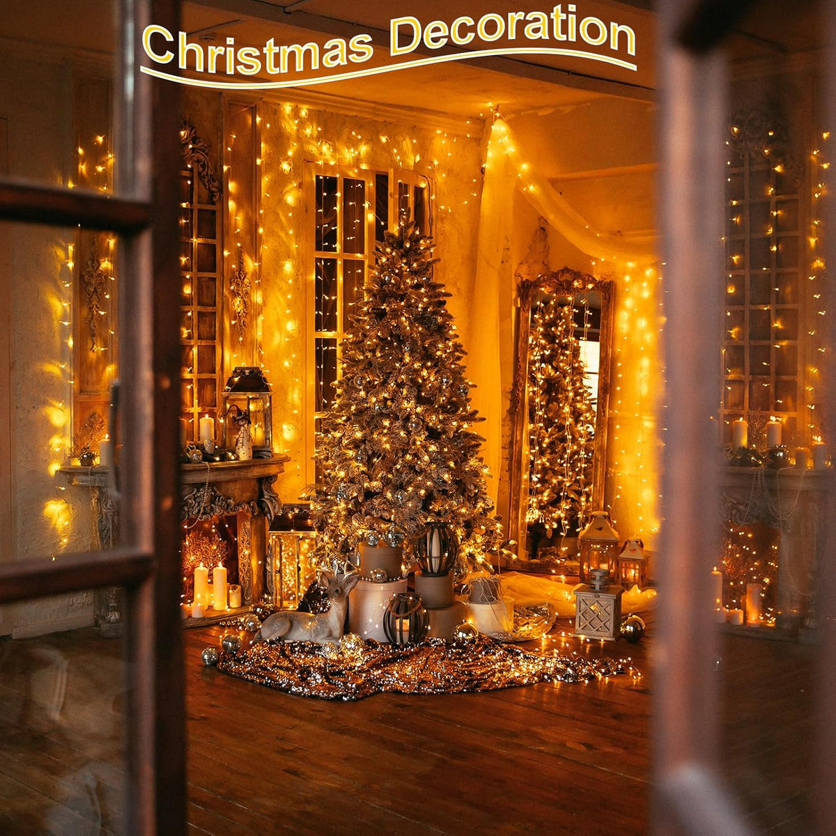 Brightever 4-Pack Battery String Lights – Thoughtful Housewarming Gift for Women, Warm White LED Indoor Decor