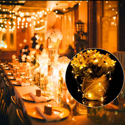 Brightown Battery Fairy Lights – Warm White Ambient Lighting for Reading Nook and Headboard Decor