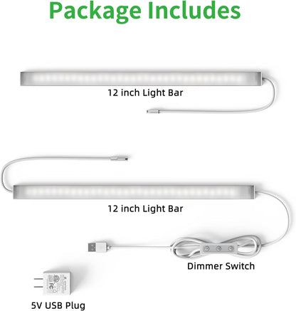 BRIGHTWILL Aluminum USB Under Counter Light – Hidden Profile LED Bar for Intentional, Less-Is-More Interiors