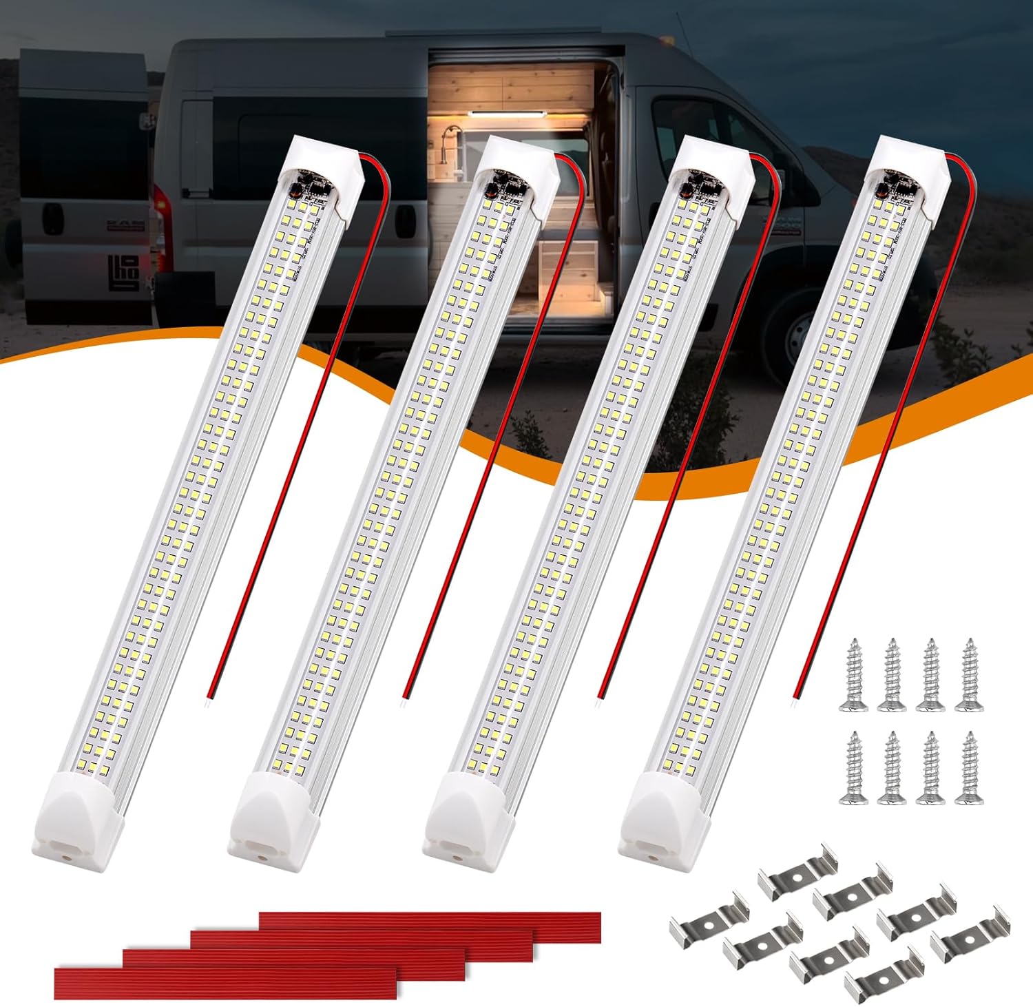 Briidea 12V LED Light Bar – Garage Workbench Illumination, Bright Cool-White Strip for Focused Tasks