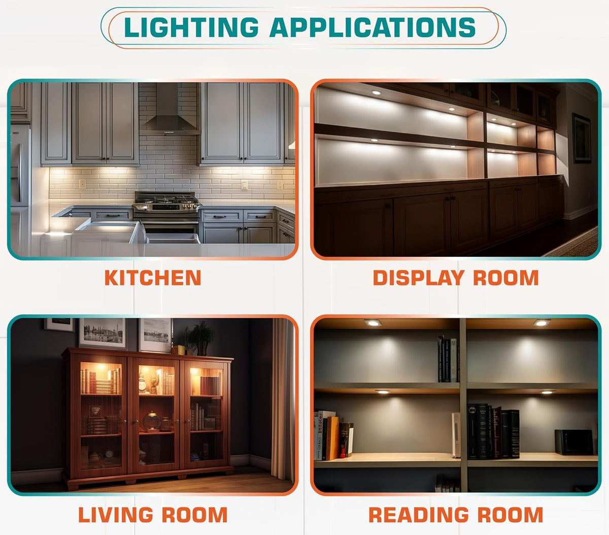 Brilliant Evolution LED Puck Light – Uncluttered Pantry Glow, Ultra-Thin 8mm Aluminum Profile