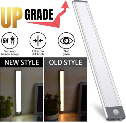 Brilliant Evolution Motion Light Bar – Warm White Ambient Lighting for Bedroom and Living Room Decor, Slim Aluminum Wall Sconce Style
