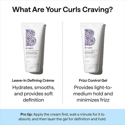 Briogeo Curl Charisma Rice Amino + Avocado Leave-In Defining Crème | Mindful Wash Day Ritual for Wavy, Curly & Coily Hair