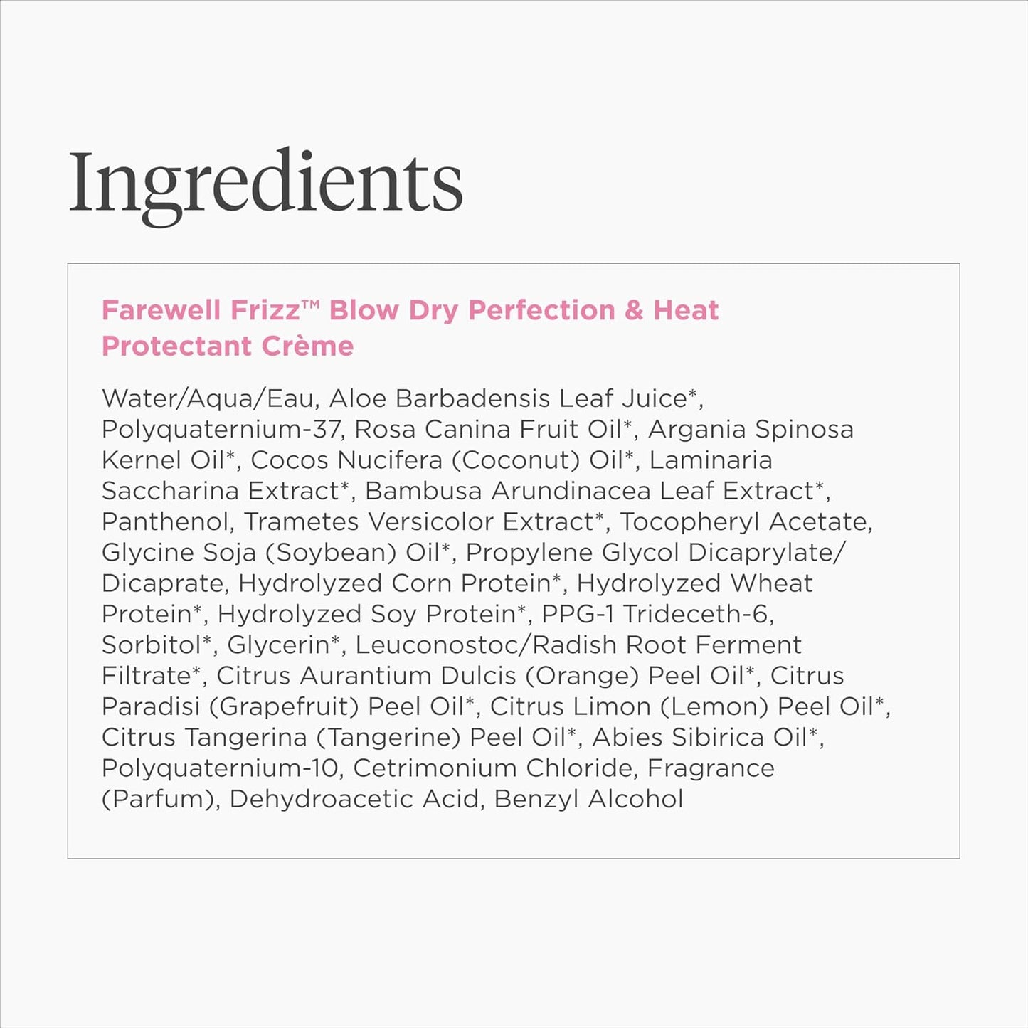 Briogeo Farewell Frizz Blow Dry Perfection Crème – Clean-Formula Heat Protectant, 450°F Thermal Defense for Daily Styling