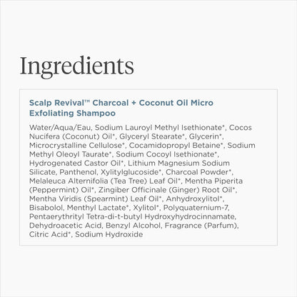 Briogeo Scalp Revival Charcoal + Coconut Oil Micro-Exfoliating Shampoo | Thoughtful Birthday Gift for Her Self-Care Obsessed