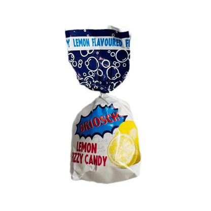 Brioschi Lemon Flavored Effervescent Digestive Italian Candies – Family-Friendly Novelty Candy for Lunch Boxes