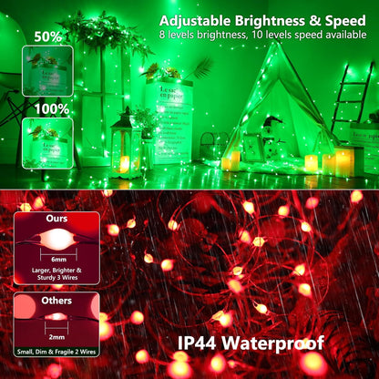 BrizLabs Fairy Lights 66ft with Remote – Thoughtful Birthday Gift for Her, Cozy Bedroom and Apartment Decor Present