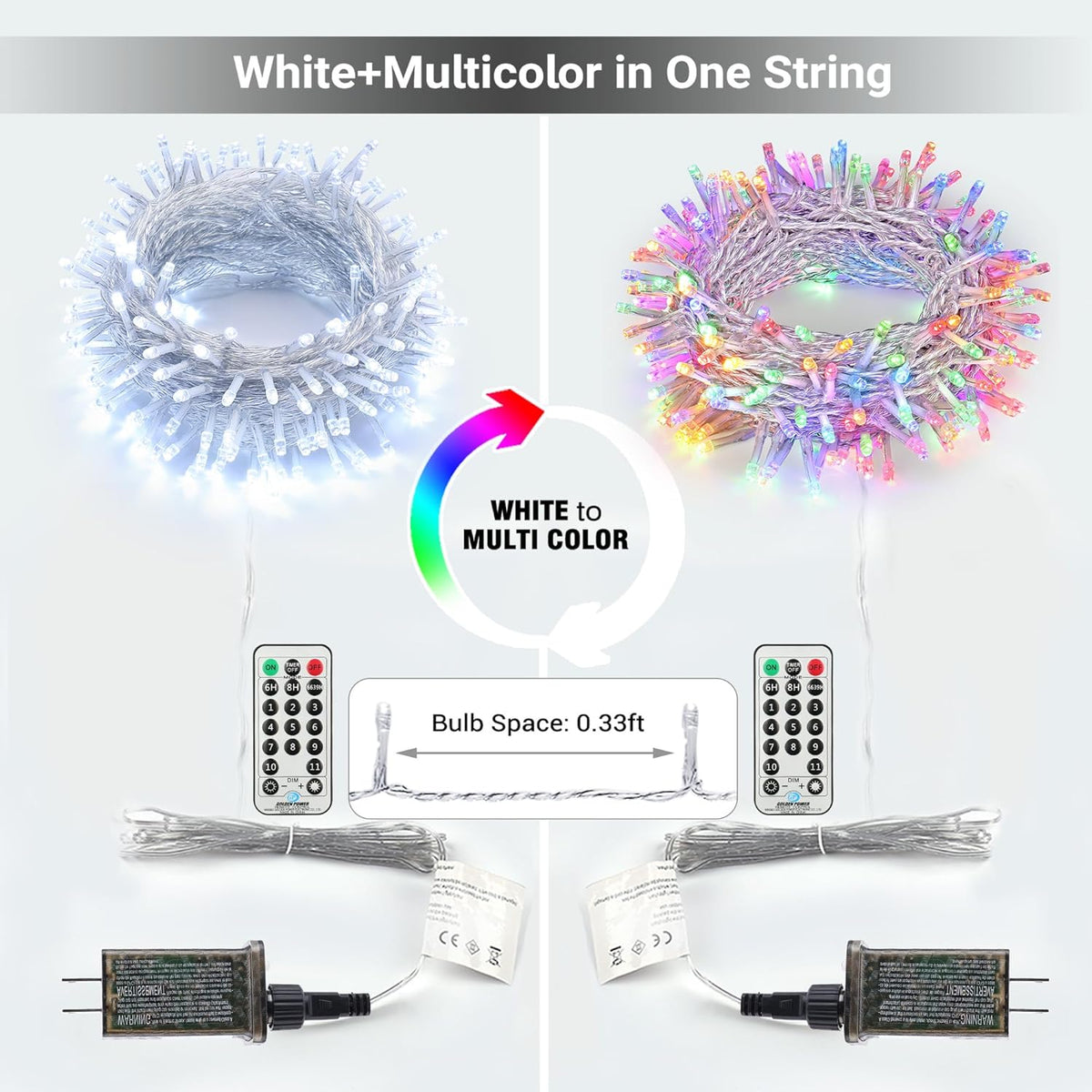 Brizled Color Changing Christmas Lights – Thoughtful Housewarming and Holiday Gift for Her, Him and the Hostess