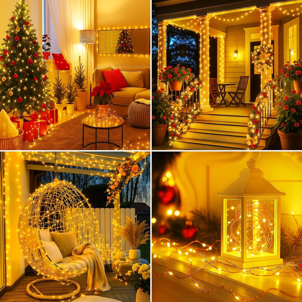 btfarm Waterproof Fairy Lights Outdoor 33FT – IP65 Twinkle String Lights with Timer Remote for Patio, Garden, and Balcony Year Round Glow