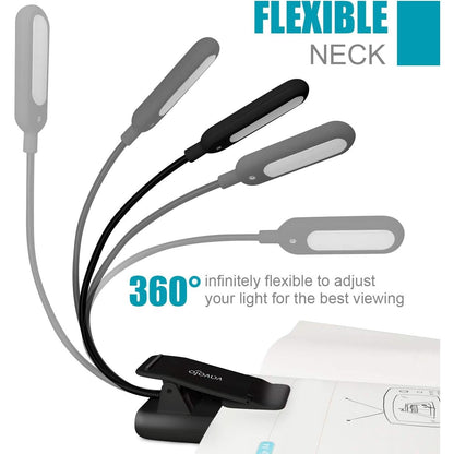 built-in 1000mah usb-rechargeable battery delivering 25 hours on low / 5 hours on high