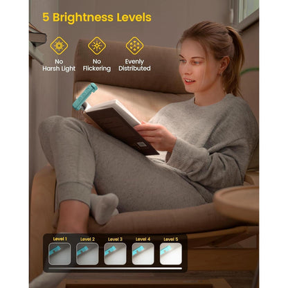 built-in 500mah rechargeable battery with 10–80 hour runtime and 4-stage power indicator