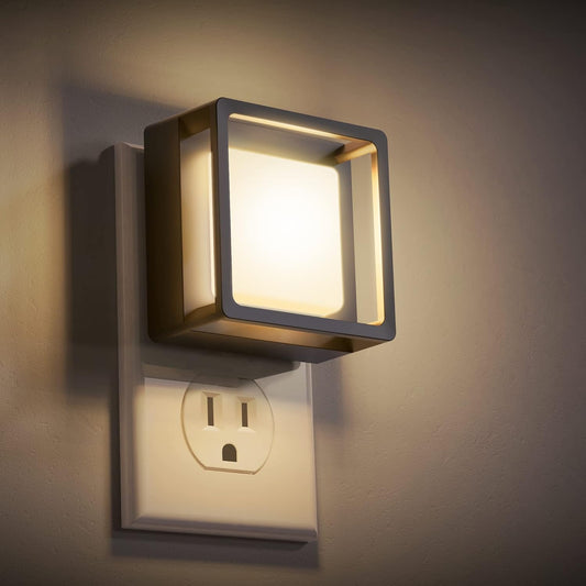 built-in dusk-to-dawn light sensor for automatic on/off operation