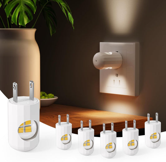 built-in dusk-to-dawn light sensor for fully automatic on/off operation