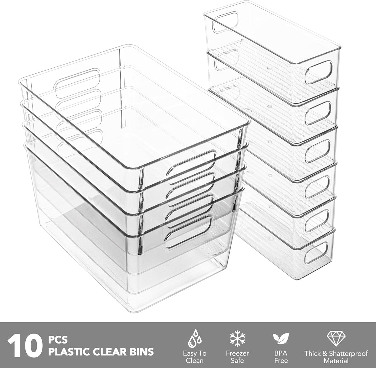 built-in easy-grip cutout handles on both ends for lifting and sliding