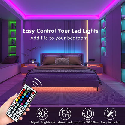 built-in high-sensitivity audio sensor that syncs lights to music beats
