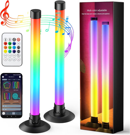 built-in high-sensitivity microphone for audio-reactive lighting