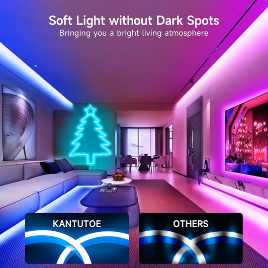 built-in high-sensitivity microphone for music-sync lighting mode
